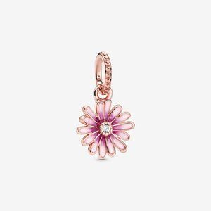 💉Pandora Pink Daisy Flower Dangle Charm